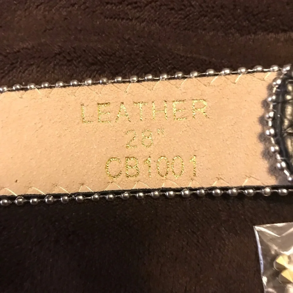 Black Rhinestone Belt